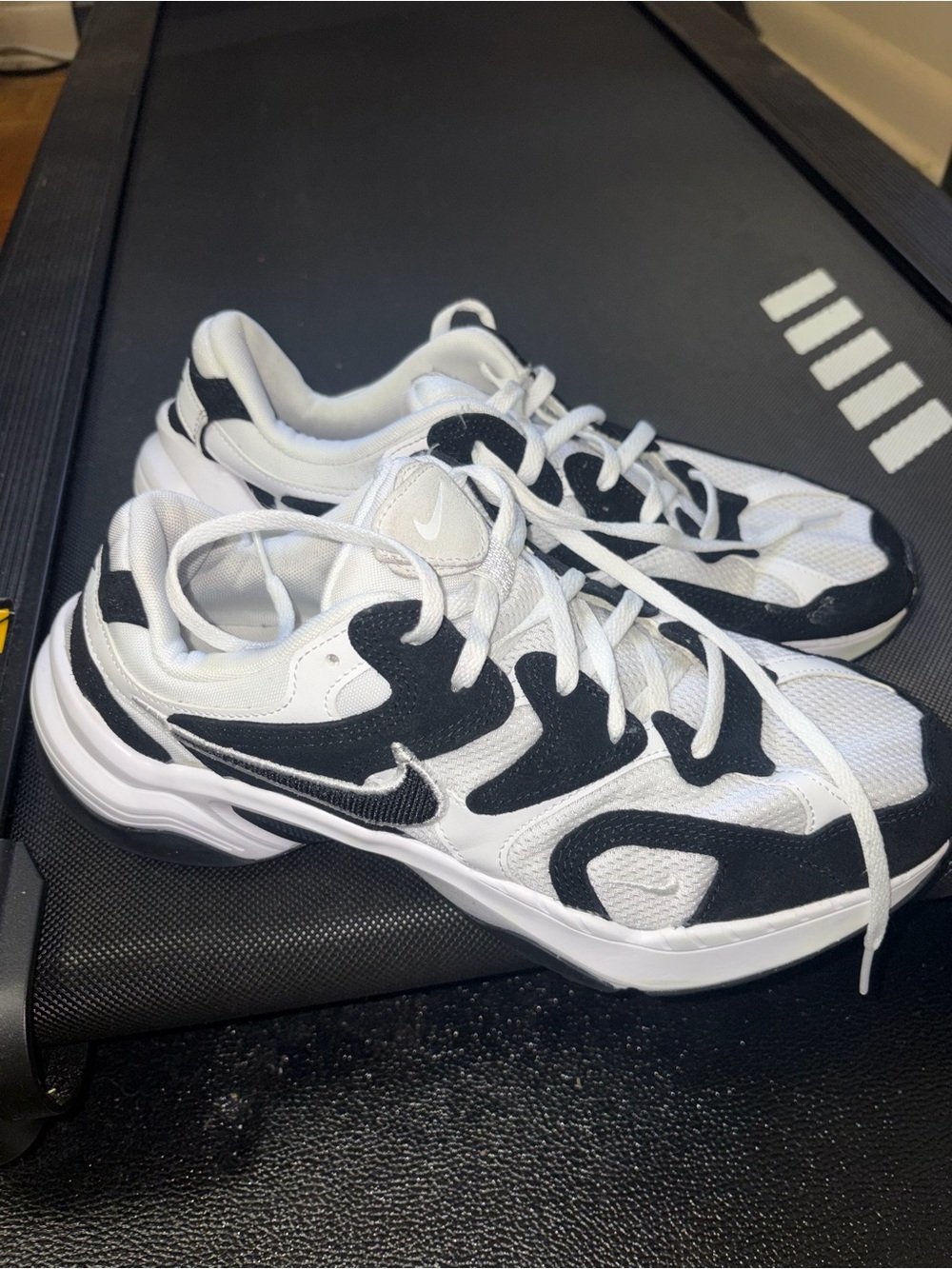 Nike AL8 White and Black sneakers
